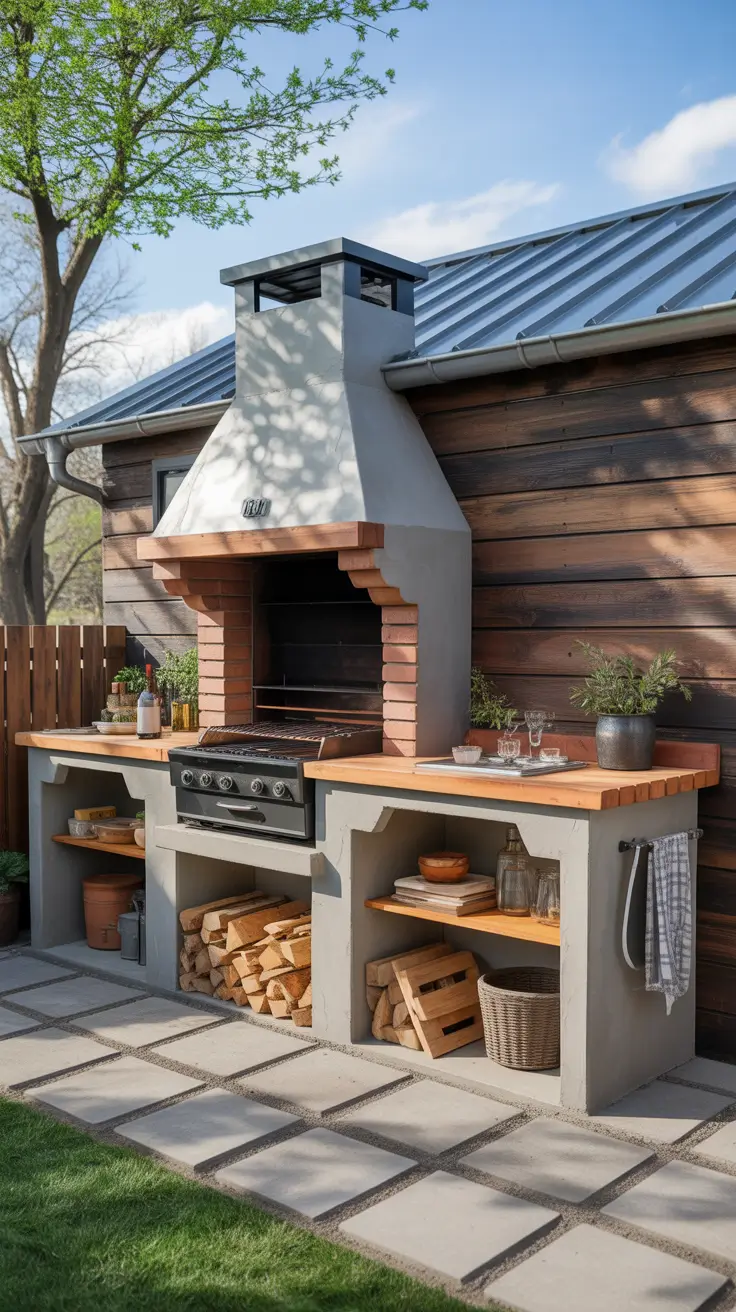 outdoor grill area ideas 2026 16 — Diy Bbq Station Projects For Stylish Backyards