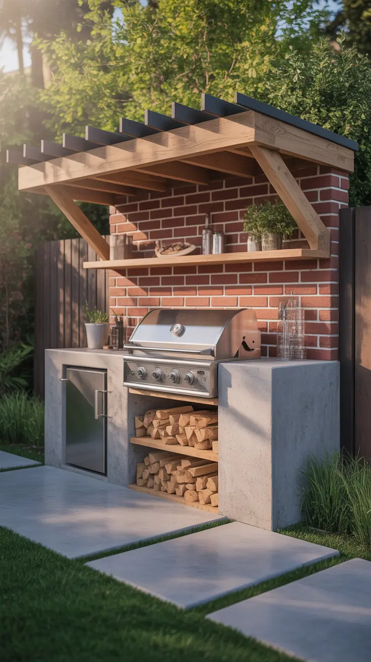 outdoor grill area ideas 2026 16 — Diy Bbq Station Projects For Stylish Backyards