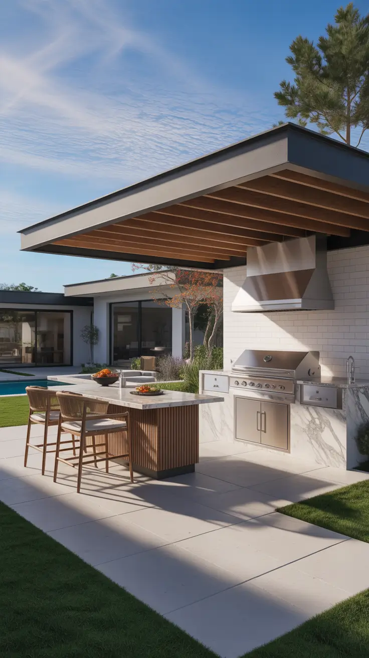 outdoor grill area ideas 2026 18 — Covered Patio Barbecue Design For Elevated Grilling Experiences
