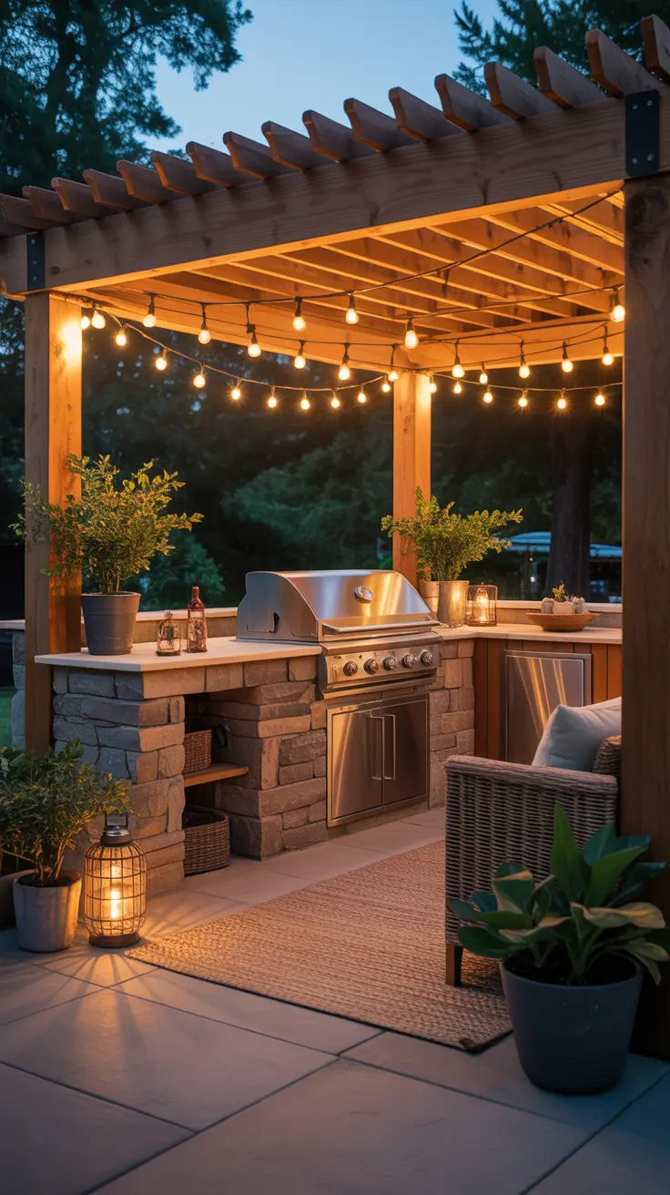 outdoor grill area ideas 2026 Decorating Ideas For Your Outdoor Grill Area With Cozy Details