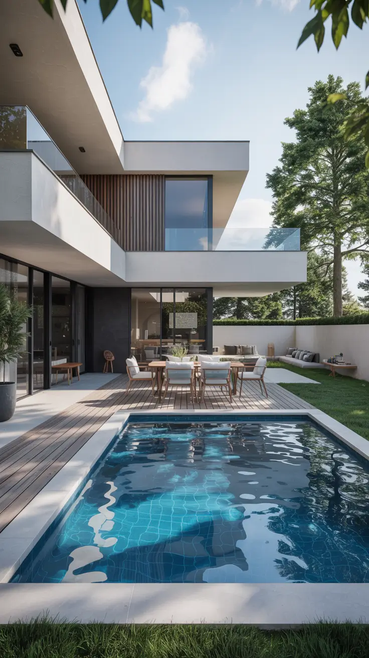 outdoor pool area 2026 Outdoor Pool Area Modern Design With Clean Architecture