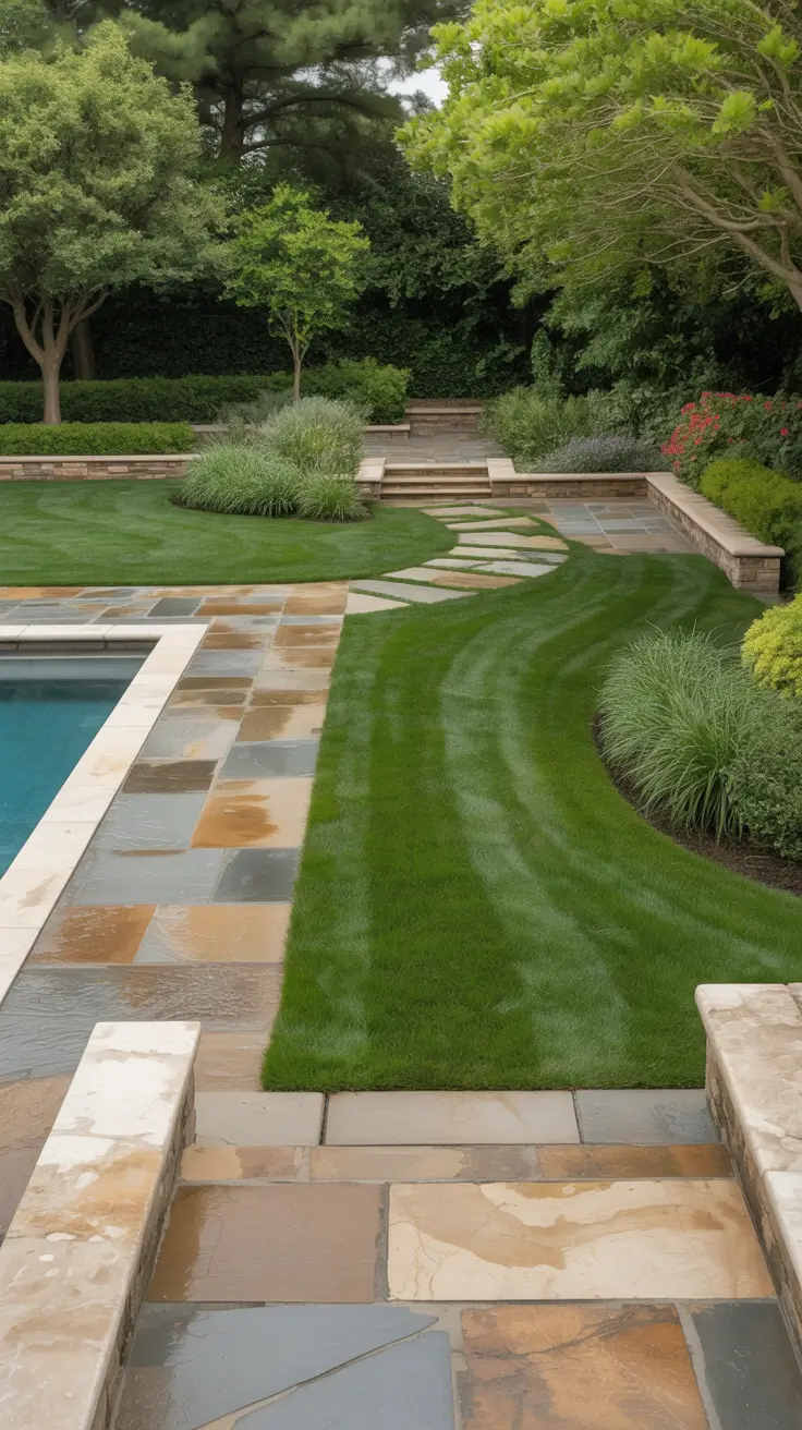 outdoor pool area 2026 Outdoor Pool Area Path Ideas That Guide Movement Naturally