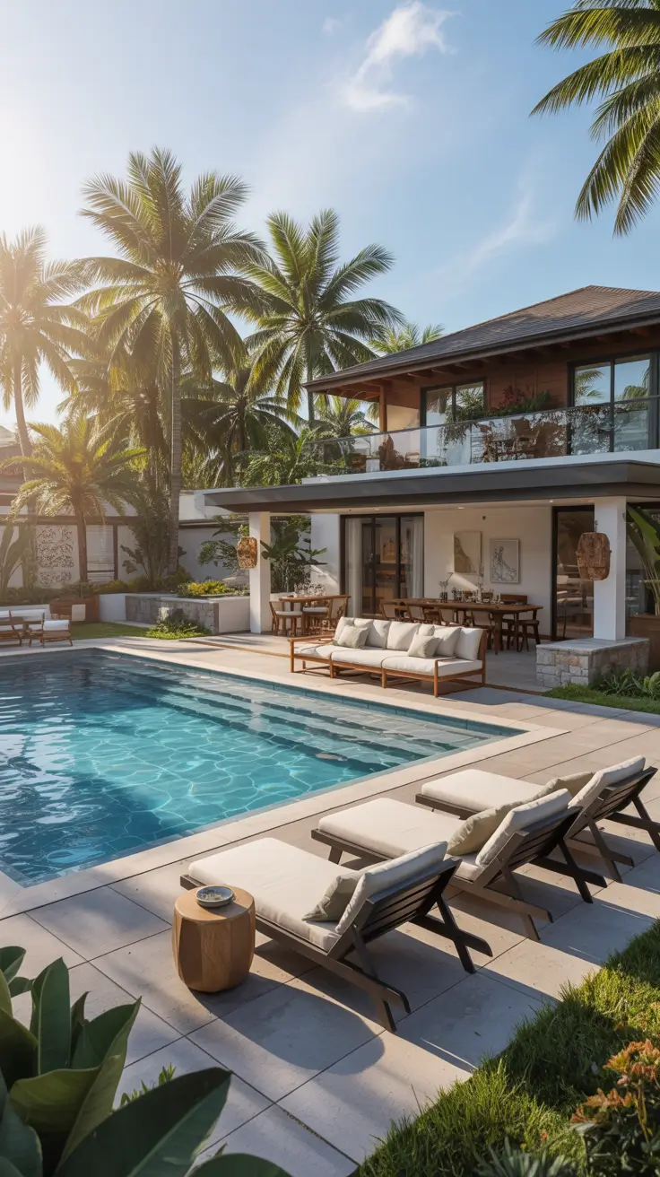 outdoor pool area 2026 Outdoor Pool Area Ideas Backyard Designs With Resort Energy