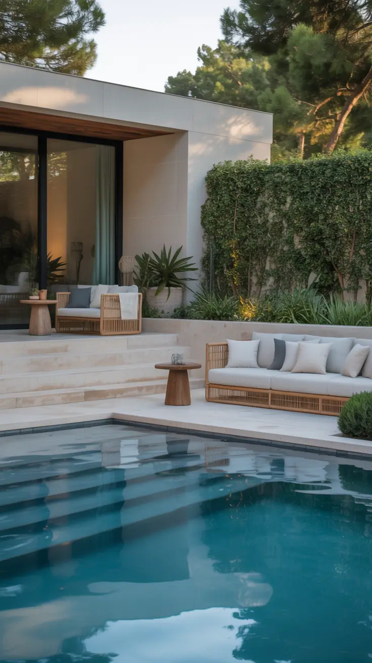 outdoor pool area 2026 Outdoor Pool Area Decor That Elevates Everyday Swimming