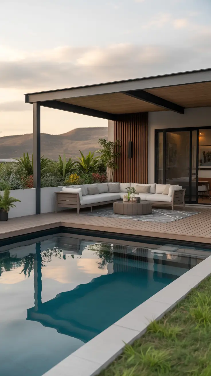 outdoor pool area above ground 2026 Outdoor Above Ground Pool Area Design Trends