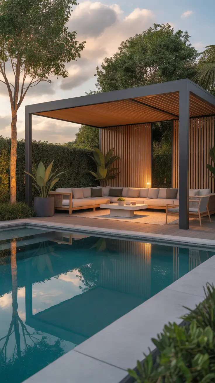 outdoor pool area above ground 2026 Outdoor Above Ground Pool Area Design Trends