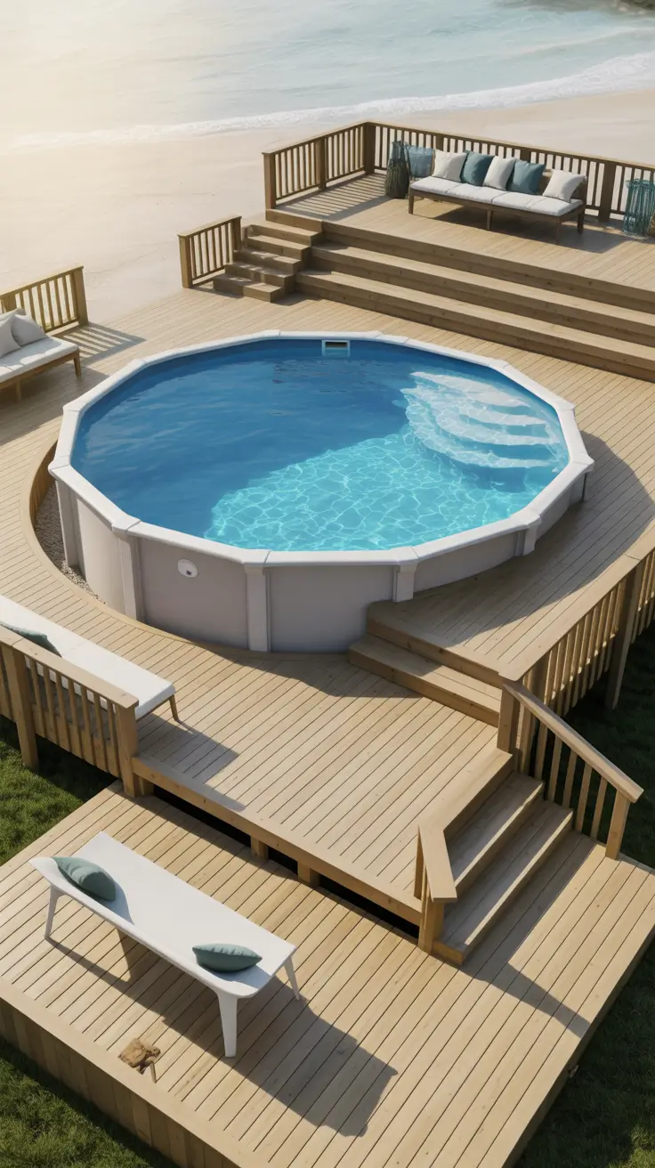 outdoor pool area above ground 2026 Outdoor Pool Area Above Ground With Deck Concepts