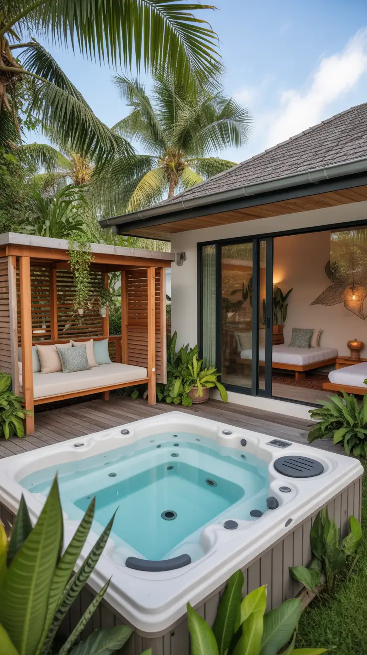outdoor spa ideas 2026 Tropical Outdoor Spa Ideas That Feel Like A Resort