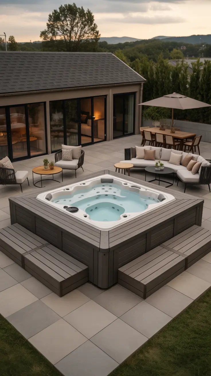 outdoor spa ideas 2026 Outdoor Spa Ideas Designed For Evening Relaxation