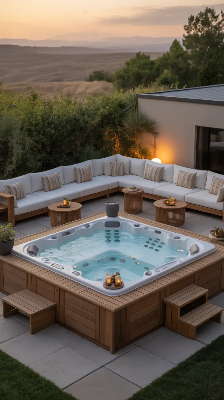 outdoor spa ideas 2026 Outdoor Spa Ideas Designed For Evening Relaxation