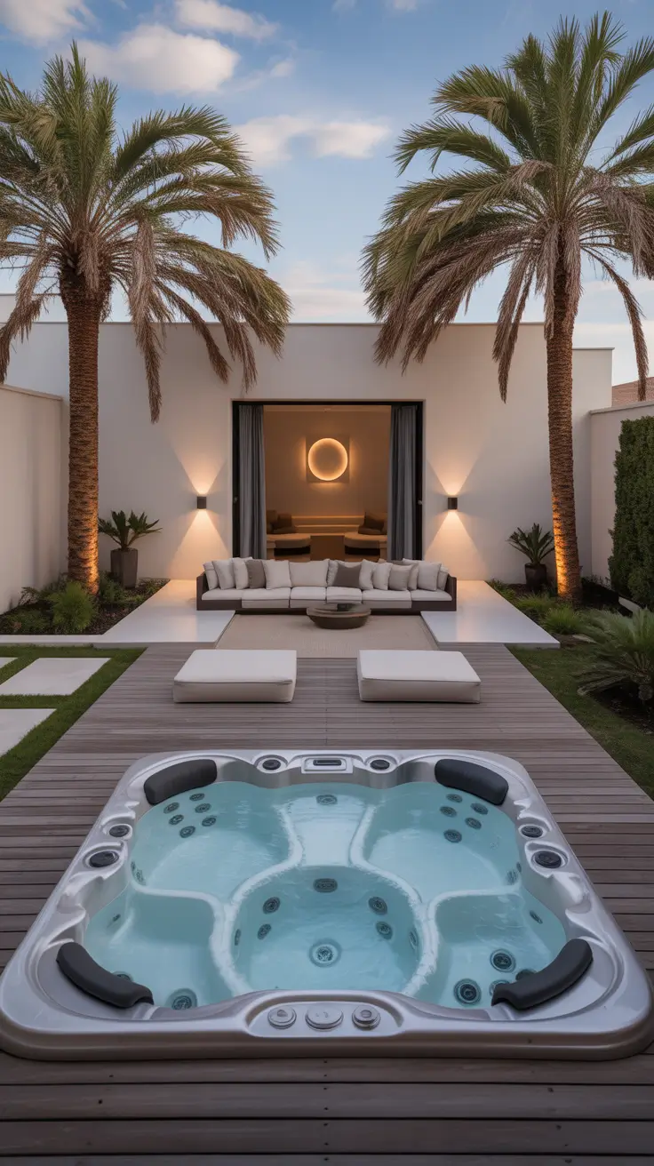 outdoor spa ideas 2026 Luxury Outdoor Spa Ideas Designed As A Backyard Destination