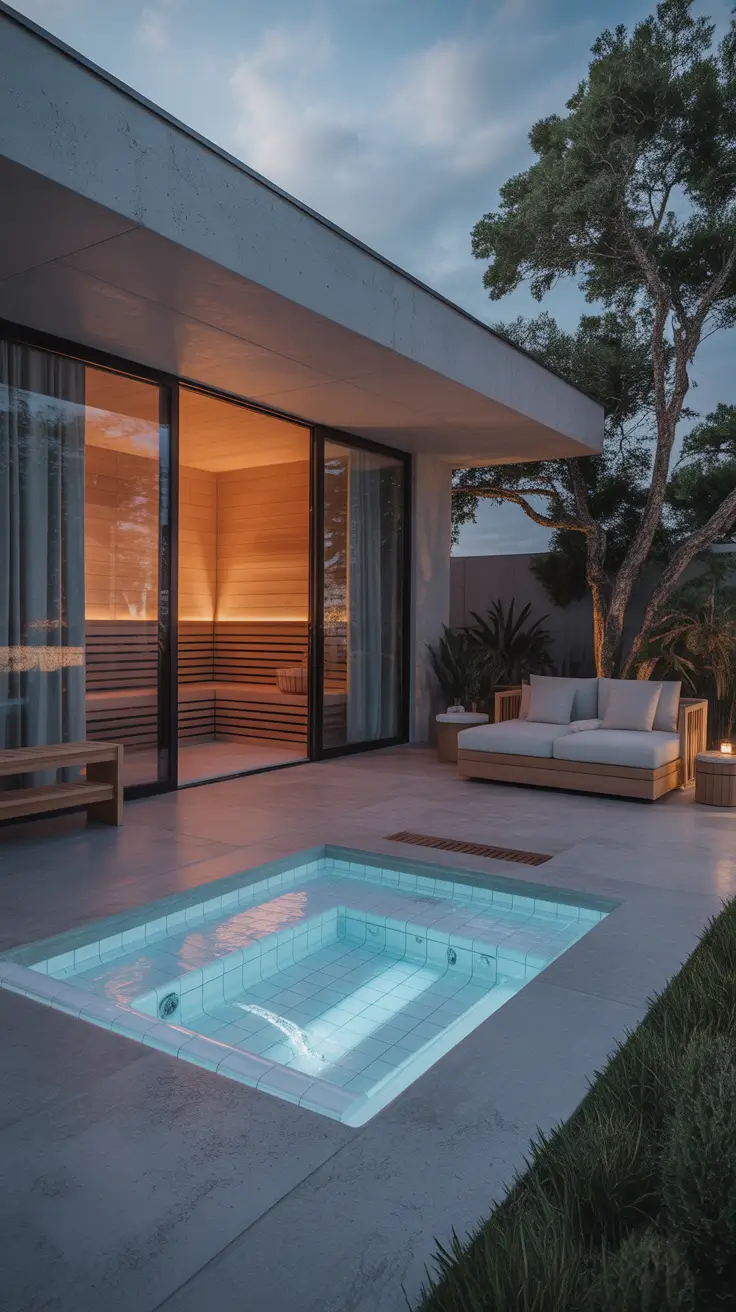 outdoor spa ideas 2026 Modern Outdoor Spa Ideas With Integrated Wellness Zones