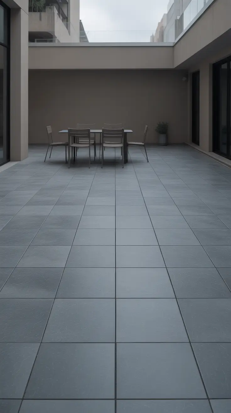 outdoor tiles for floor 2026 Grey Floor Tiles Outdoor For Minimal Flooring Design