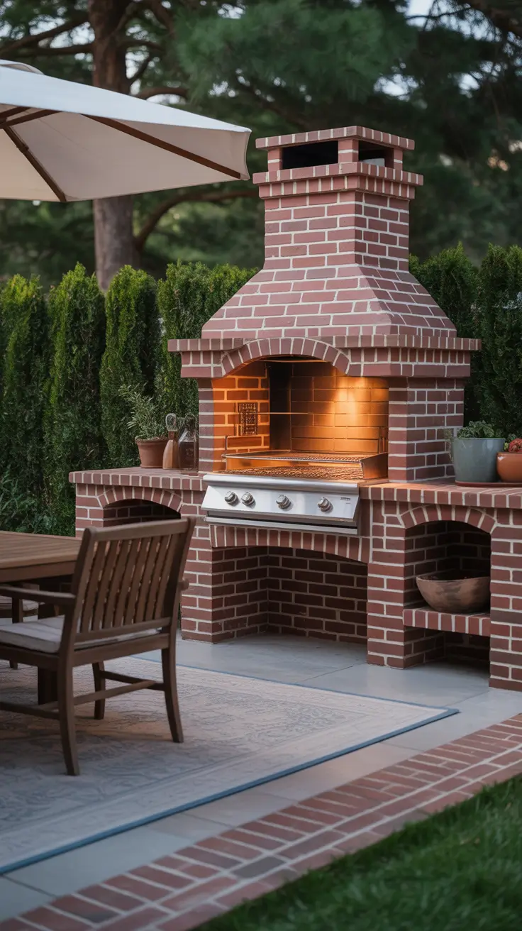 outside barbecue area ideas 2026 11 – Outside Brick Barbecue Area Ideas With Timeless Appeal