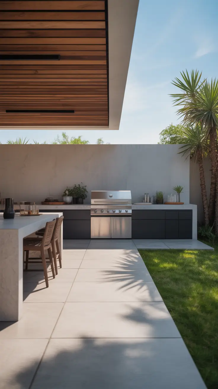 outside barbecue area ideas 2026 14 – Modern Outside Barbecue Area Ideas With Sleek Finishes