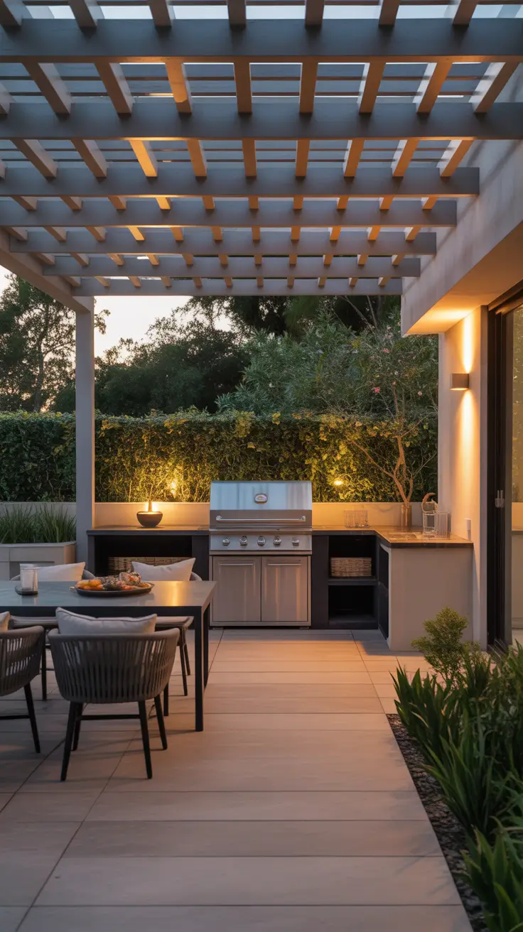 outside barbecue area ideas 2026 17 – Covered Outside Barbecue Area Ideas With Pergolas