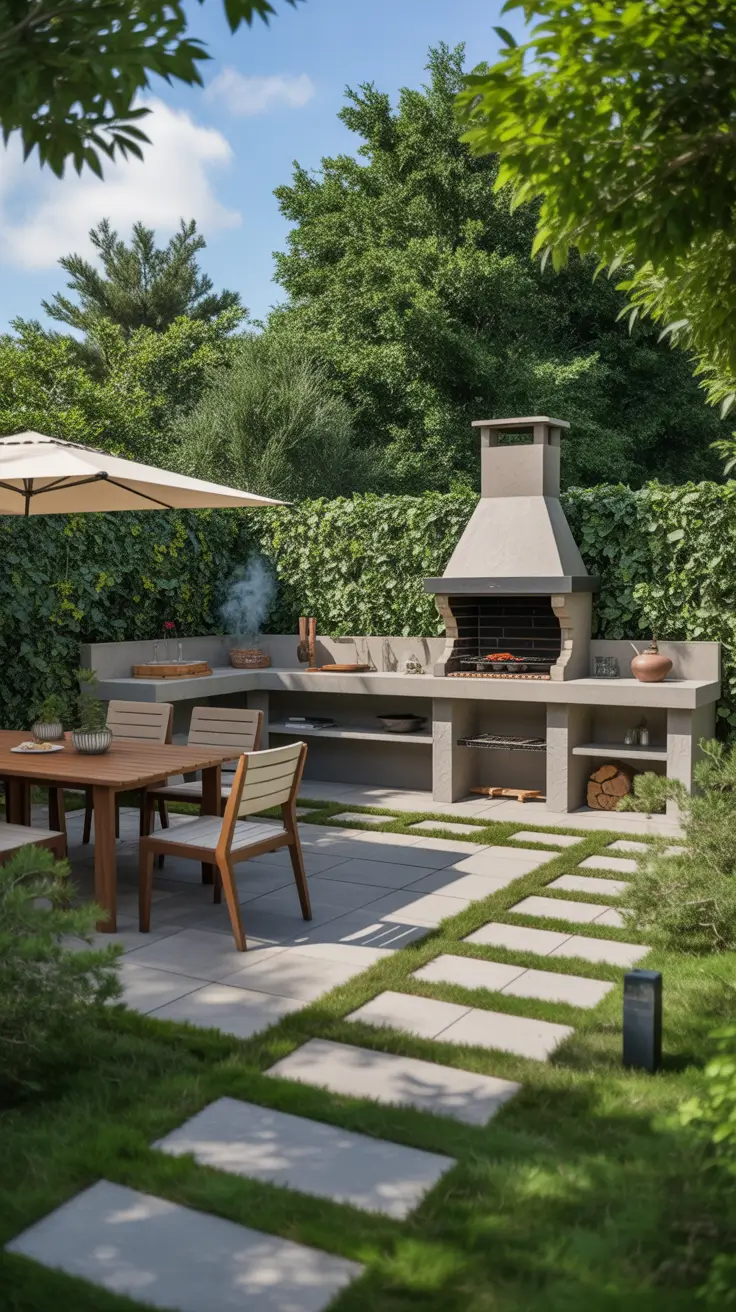 outside barbecue area ideas 2026 04 – Outside Barbecue Area Ideas Garden With Natural Surroundings
