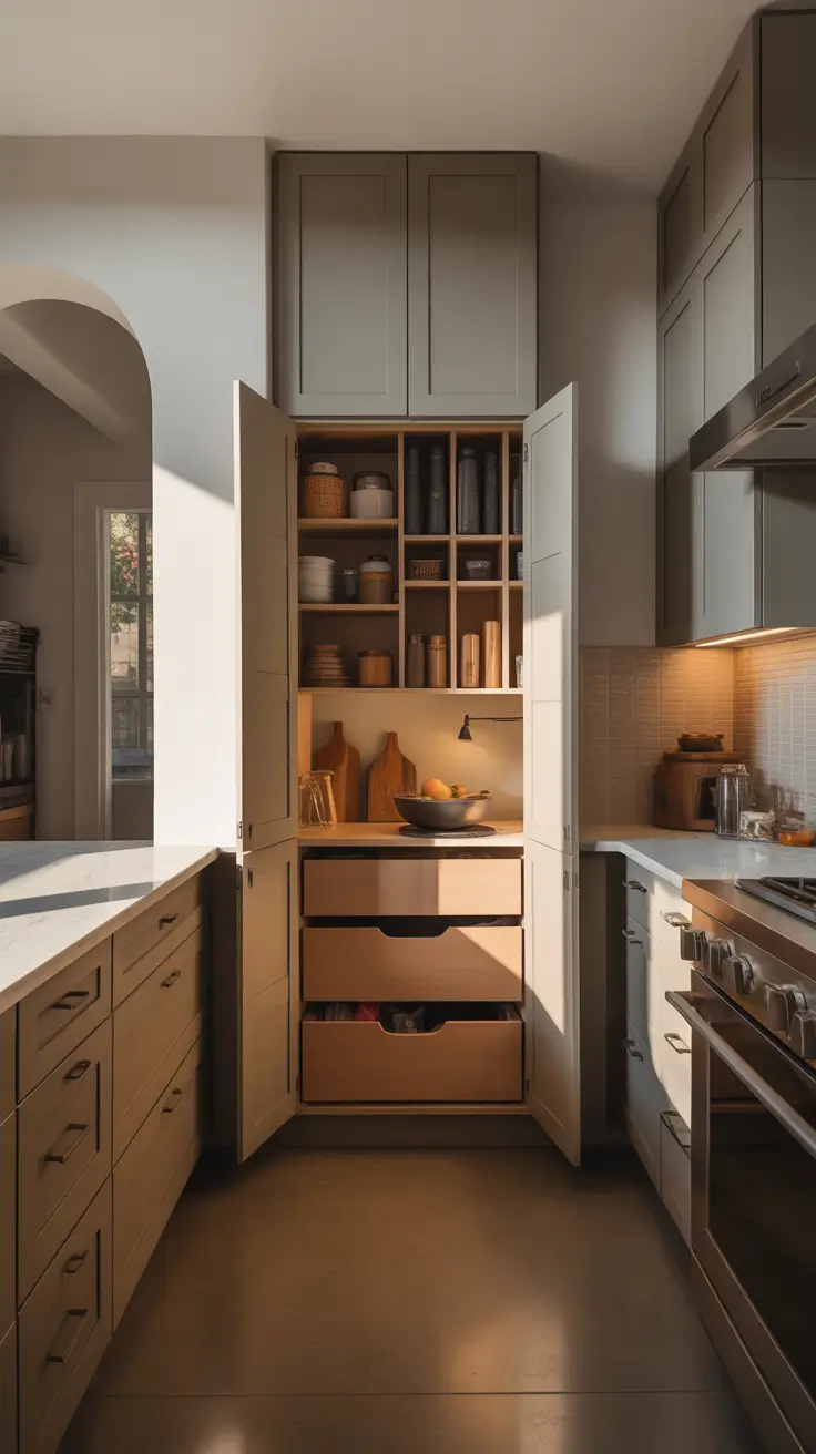 pantry remodel ideas 2026 Kitchen Remodel Ideas With Pantry Built Into An Awkward Wall