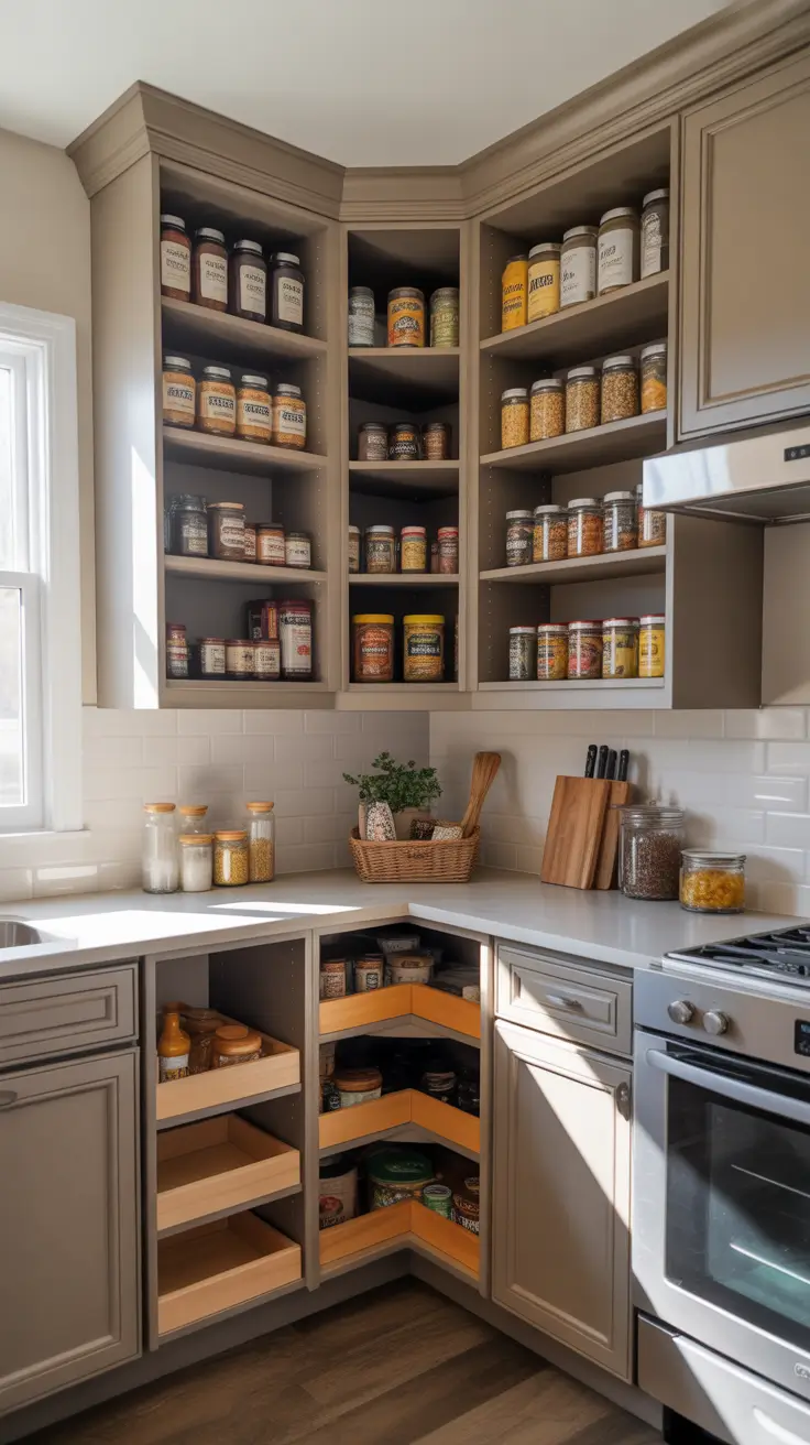 pantry remodel ideas 2026 Corner Pantry Cabinet Ideas That Maximize Hidden Storage