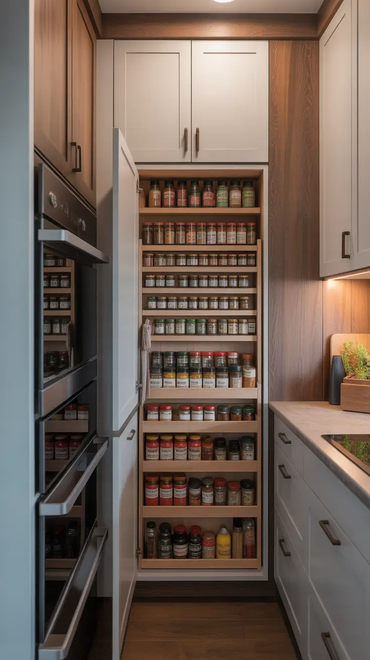 pantry remodel ideas 2026 Pantry Closet Remodel Ideas With Tall Vertical Spice Storage