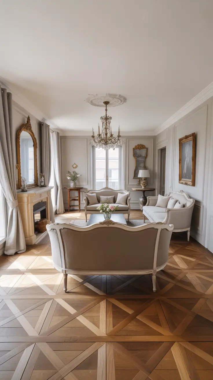 Parlor Rooms With French Decor Influence And Classic Elegance