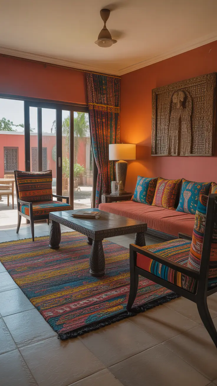 Parlor Remodel Ideas 2026 With Moroccan Textiles And Bold Patterned Seating