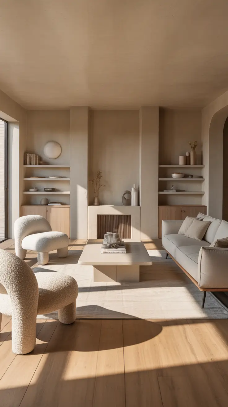 Parlor Room Ideas Modern With Clean Lines And Soft Texture