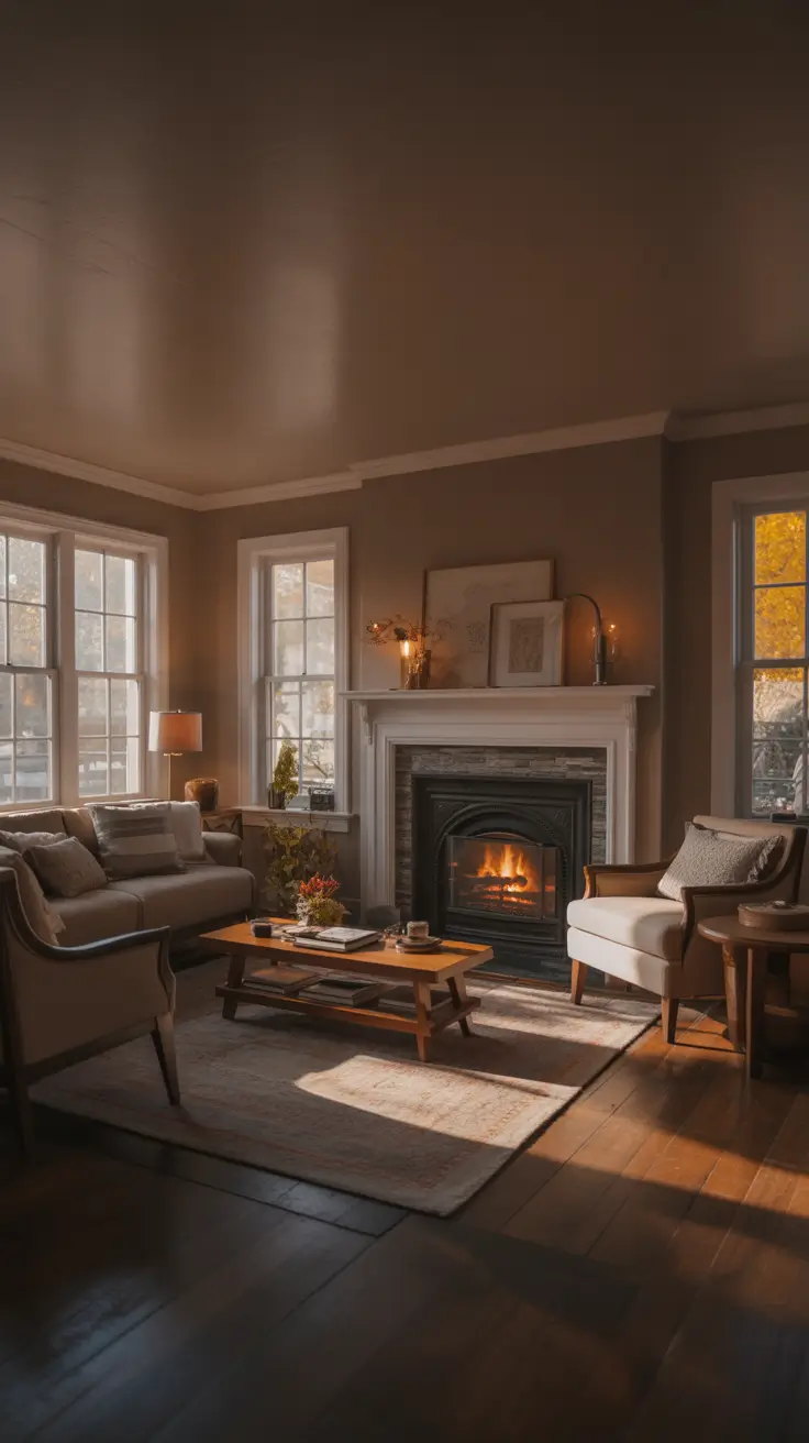 Parlor Room Ideas Cozy With A Fireplace-Inspired Focal Point