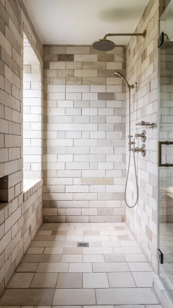 shower remodel ideas 2026 03 – Shower Remodel Ideas Large Tile For A Sleek Modern Bath