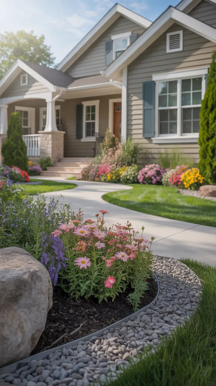simple landscaping front yard 2026 Simple Landscaping Front Yard Flowers That Boost Budget Curb Appeal House