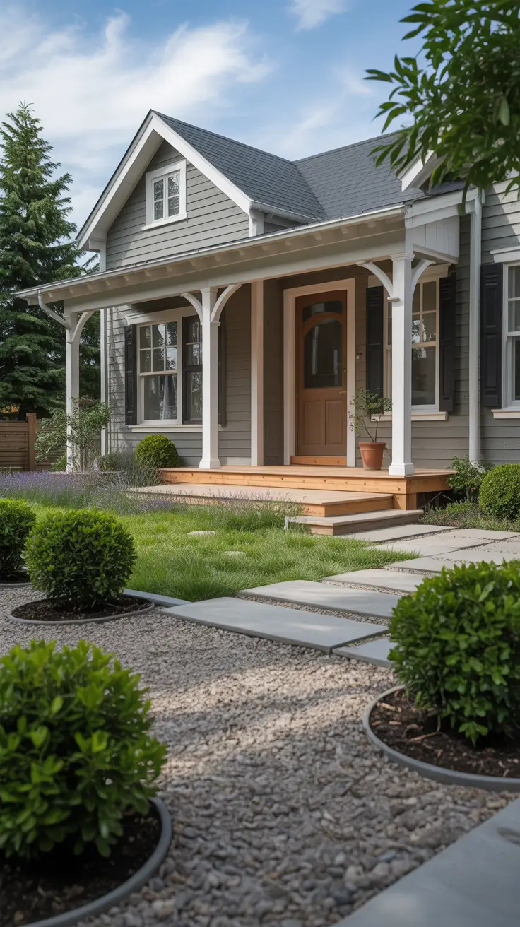 simple landscaping front yard 2026 Simple Landscaping Front Yard Cheap With Clean Geometry