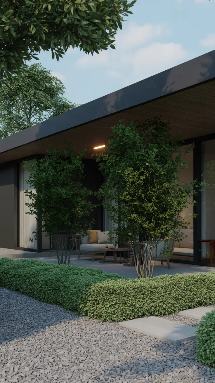 simple landscaping front yard 2026 Simple Landscaping Front Yard With Minimal Green Borders