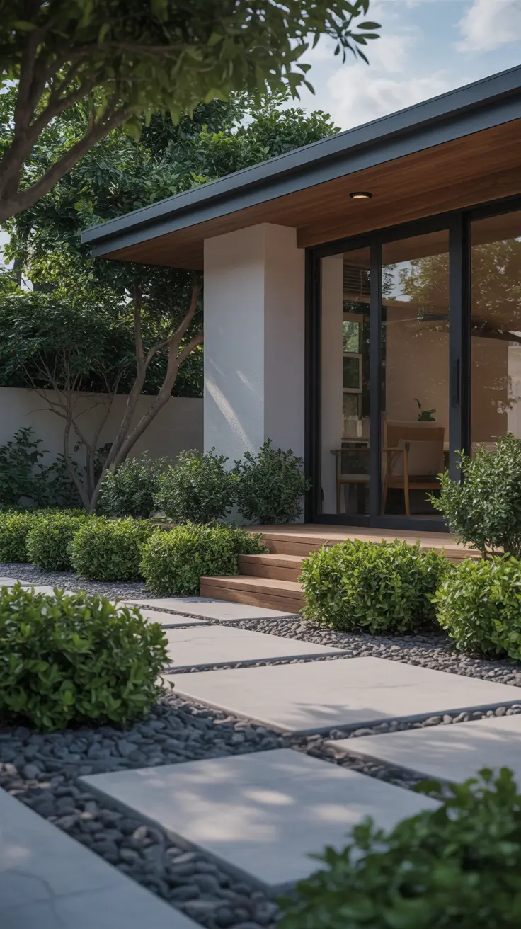 simple landscaping front yard 2026 Simple Landscaping Front Yard With Minimal Green Borders