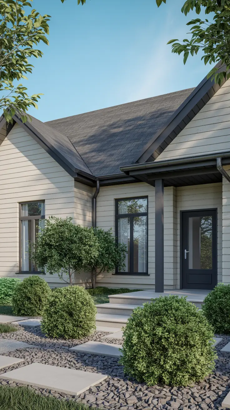 simple landscaping front yard 2026 Simple Landscaping Front Yard Bushes For Clean Lines