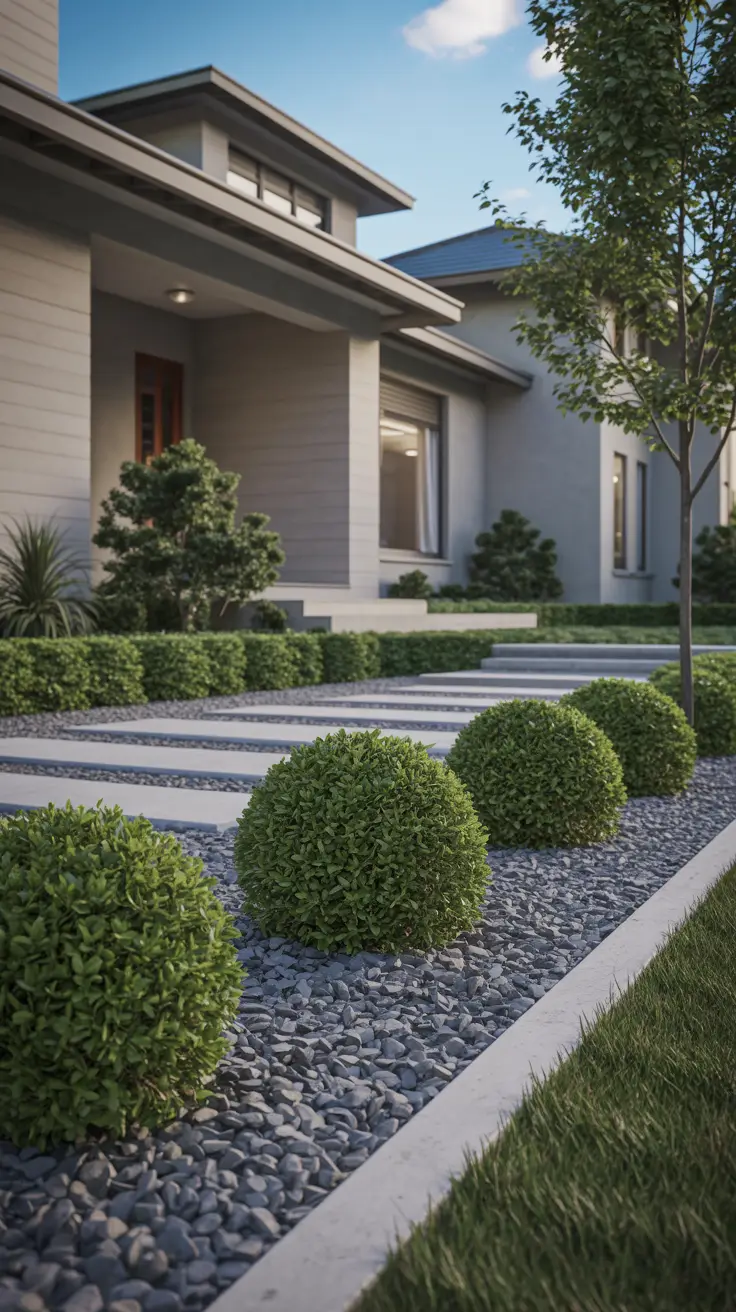 simple landscaping front yard 2026 Simple Landscaping Front Yard Bushes For Clean Lines