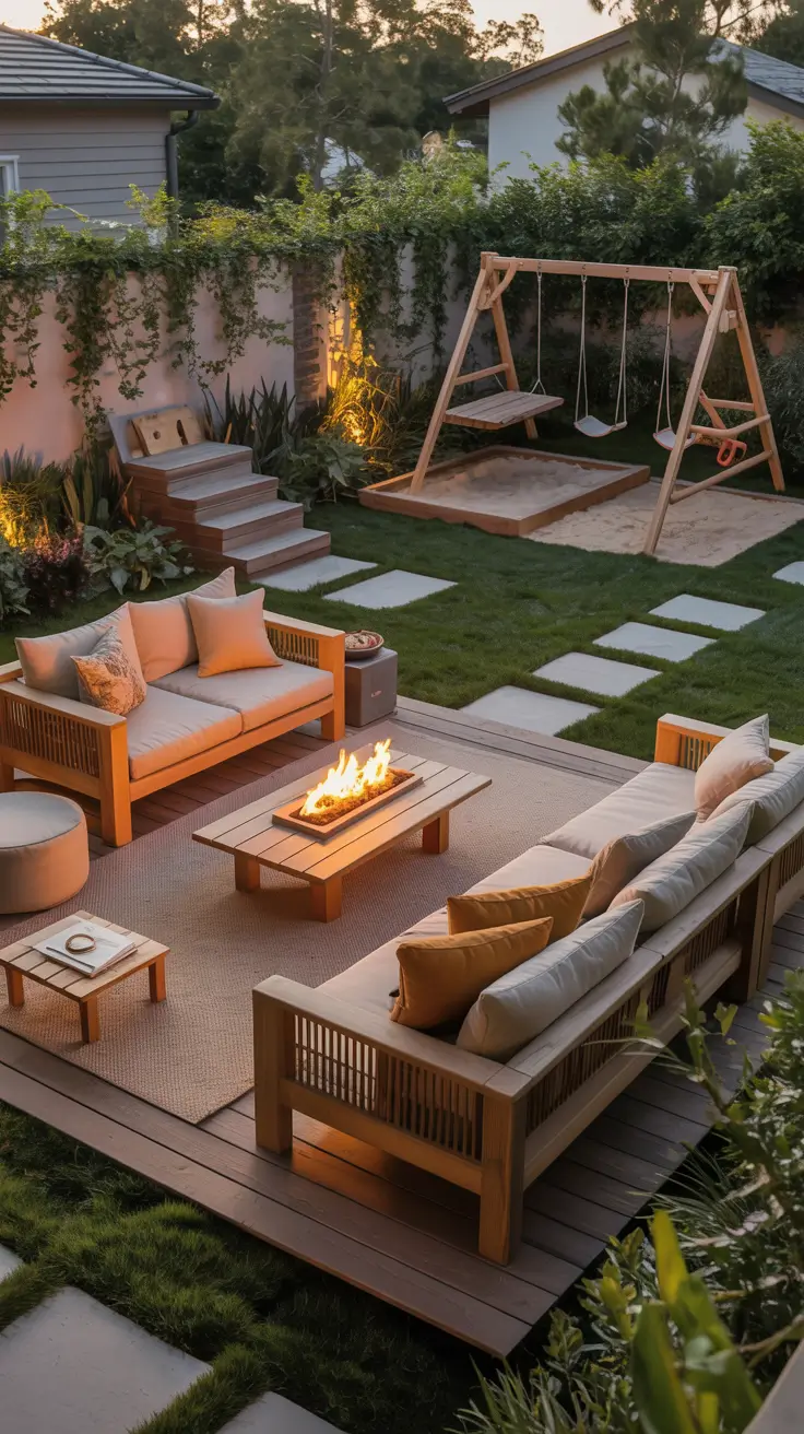 small backyard ideas for kids 2026 Small Backyard Ideas For Kids And Adults With Evening Lounge Charm