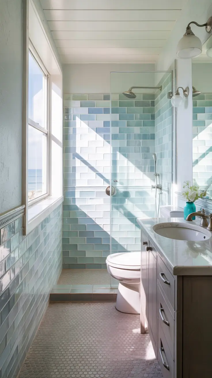 small bathroom ideas 2026 Coastal Small Bathroom Ideas With Shower Only