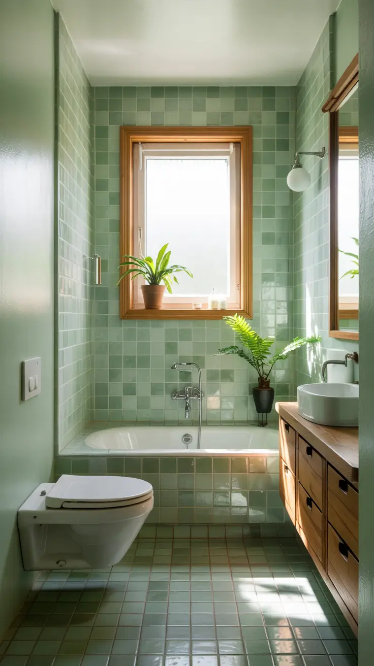 small bathroom ideas 2026 Small Bathroom Ideas Simple Green Bath Retreat