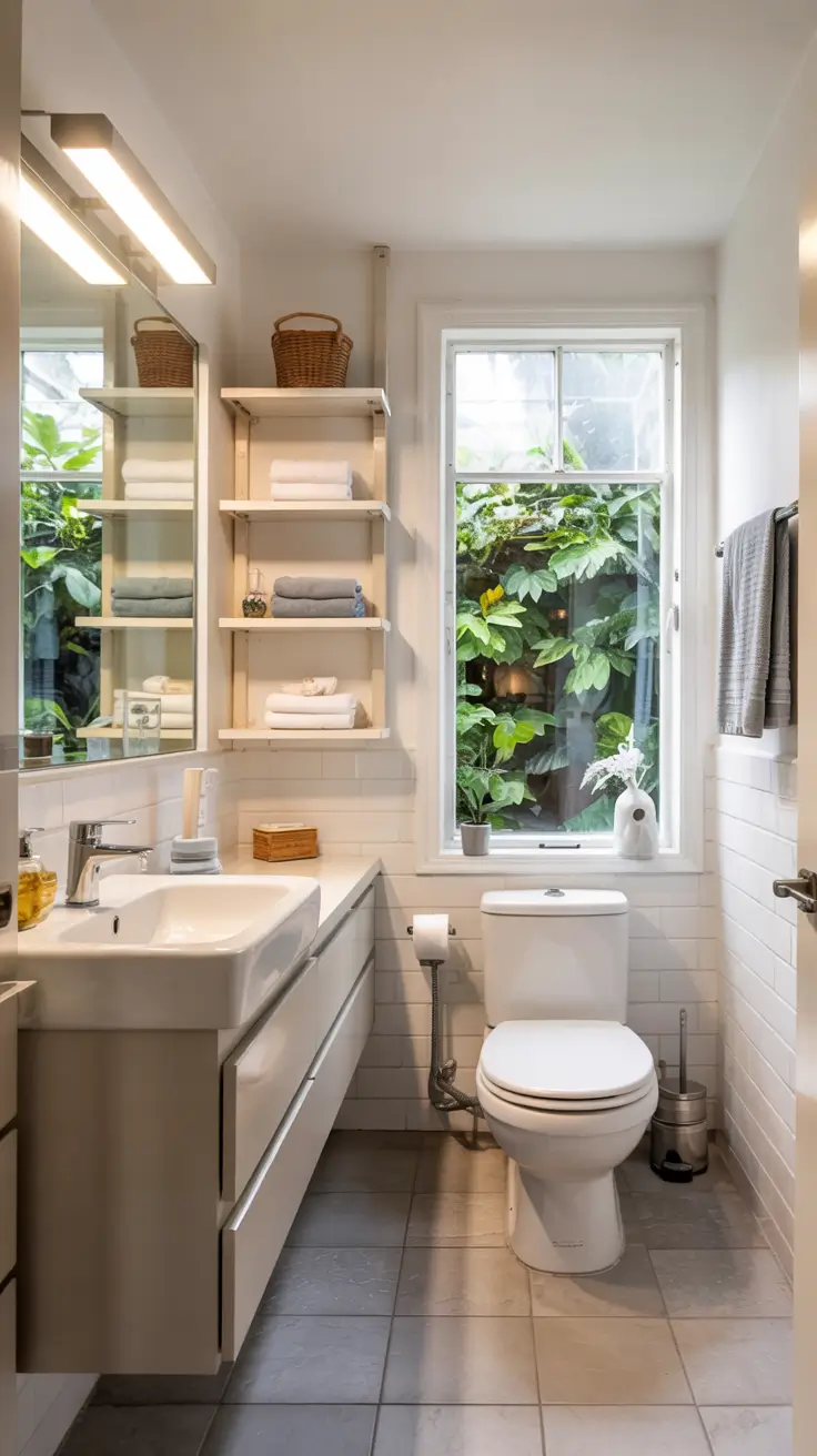 small bathroom ideas 2026 Small Bathroom Ideas Storage Extra Shelving Ideas