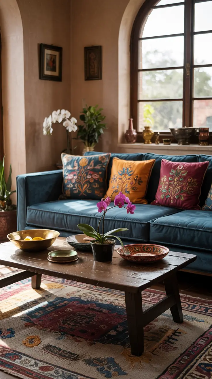 Indian Inspired Small Living Room Decor Ideas Cozy