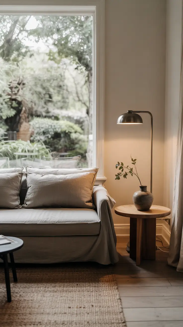 Soft Neutral Small Living Room Decor