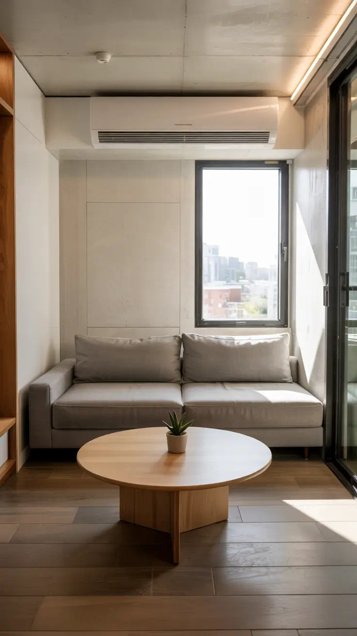 Open Shelving Small Living Room Decor