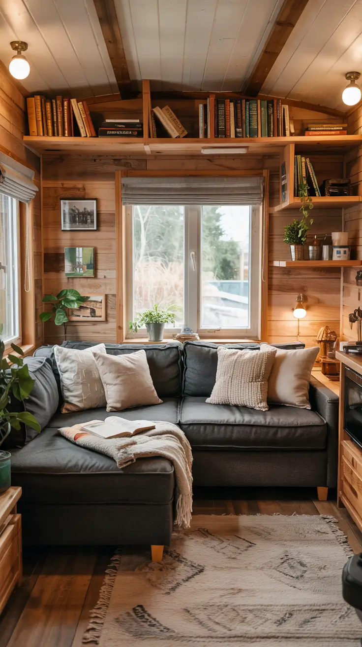 Tiny House Cozy Small Living Room Decor