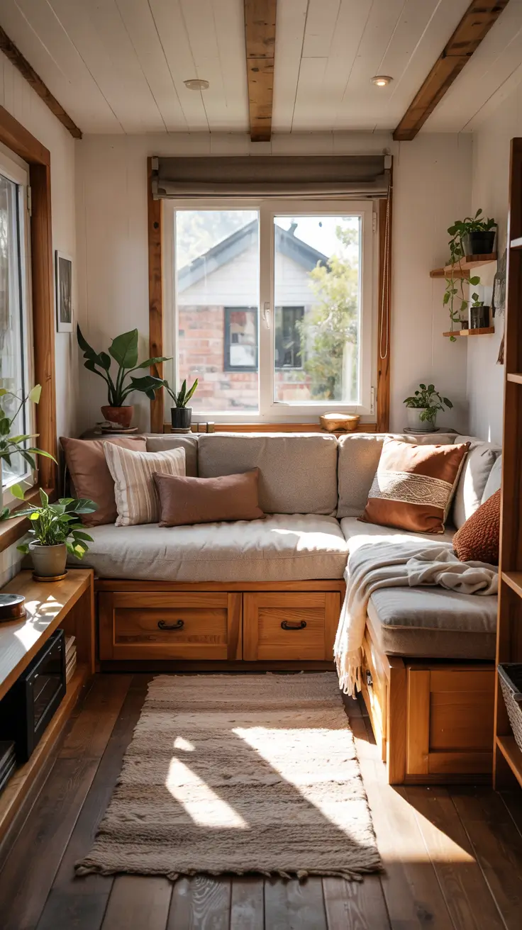 Tiny House Cozy Small Living Room Decor