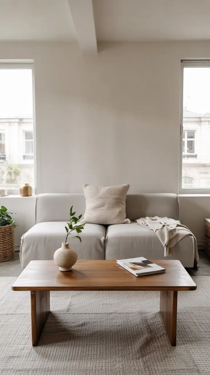 Soft Minimal Small Living Room Decor