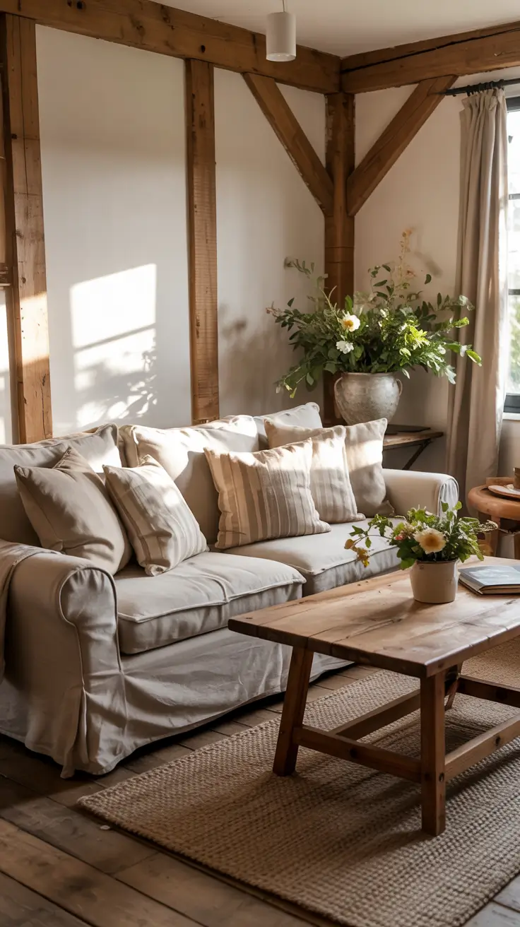 Small Living Room Decor Ideas Farmhouse Cozy Charm