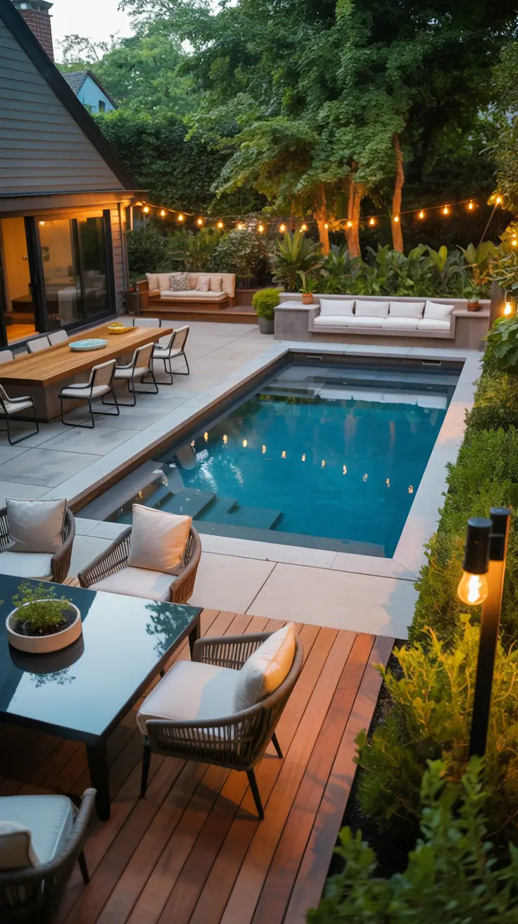 small pool ideas 2026 Small Pool Ideas For Backyard Entertainment-Focused Spaces