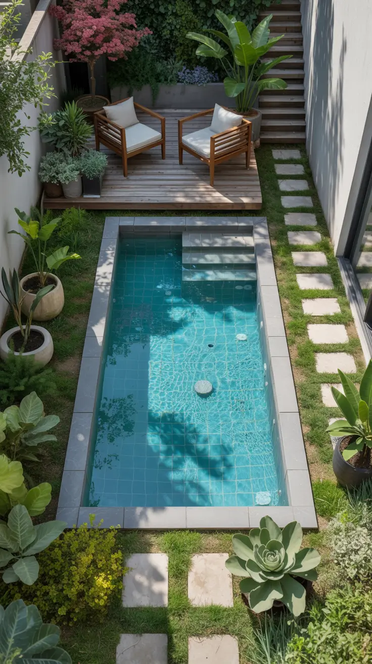 small pool ideas 2026 Small Pool Ideas Garden Concepts With Natural Stone Accents