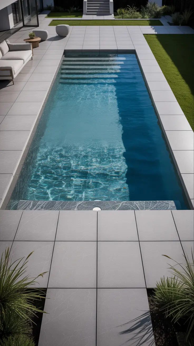 small pool ideas 2026 Small Pool Ideas Modern Minimal With Long Linear Forms