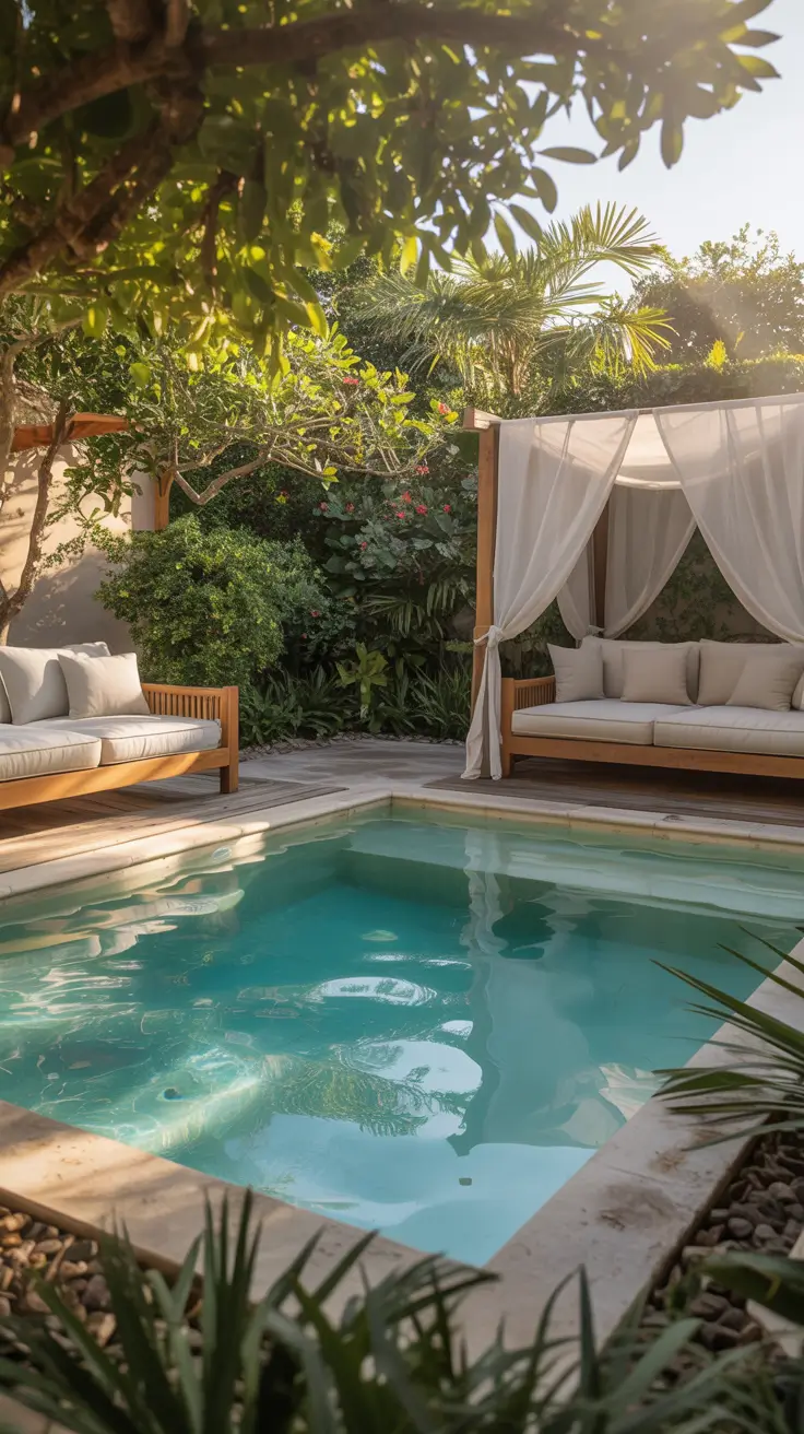 small pool ideas 2026 Small Pool Ideas Modern Organic With Soft Curved Shapes